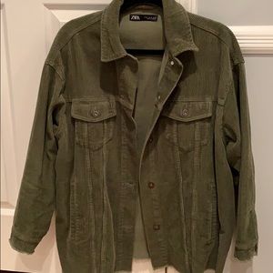 Zara - women’s boyfriend Corduroy jacket
